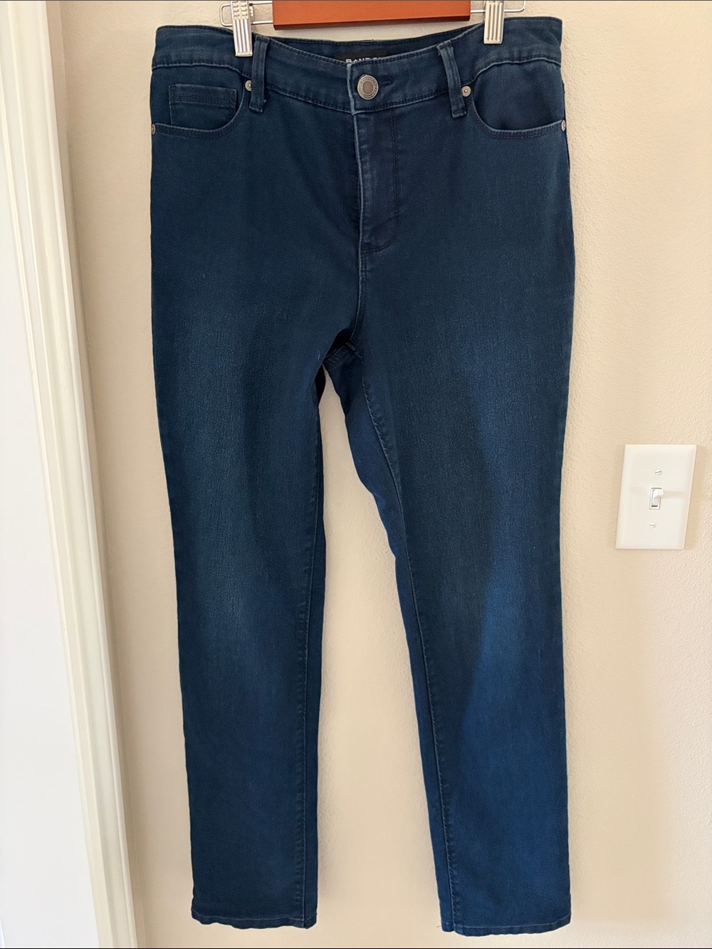 Bandolino Dark Blue Stretch straight leg Jeans